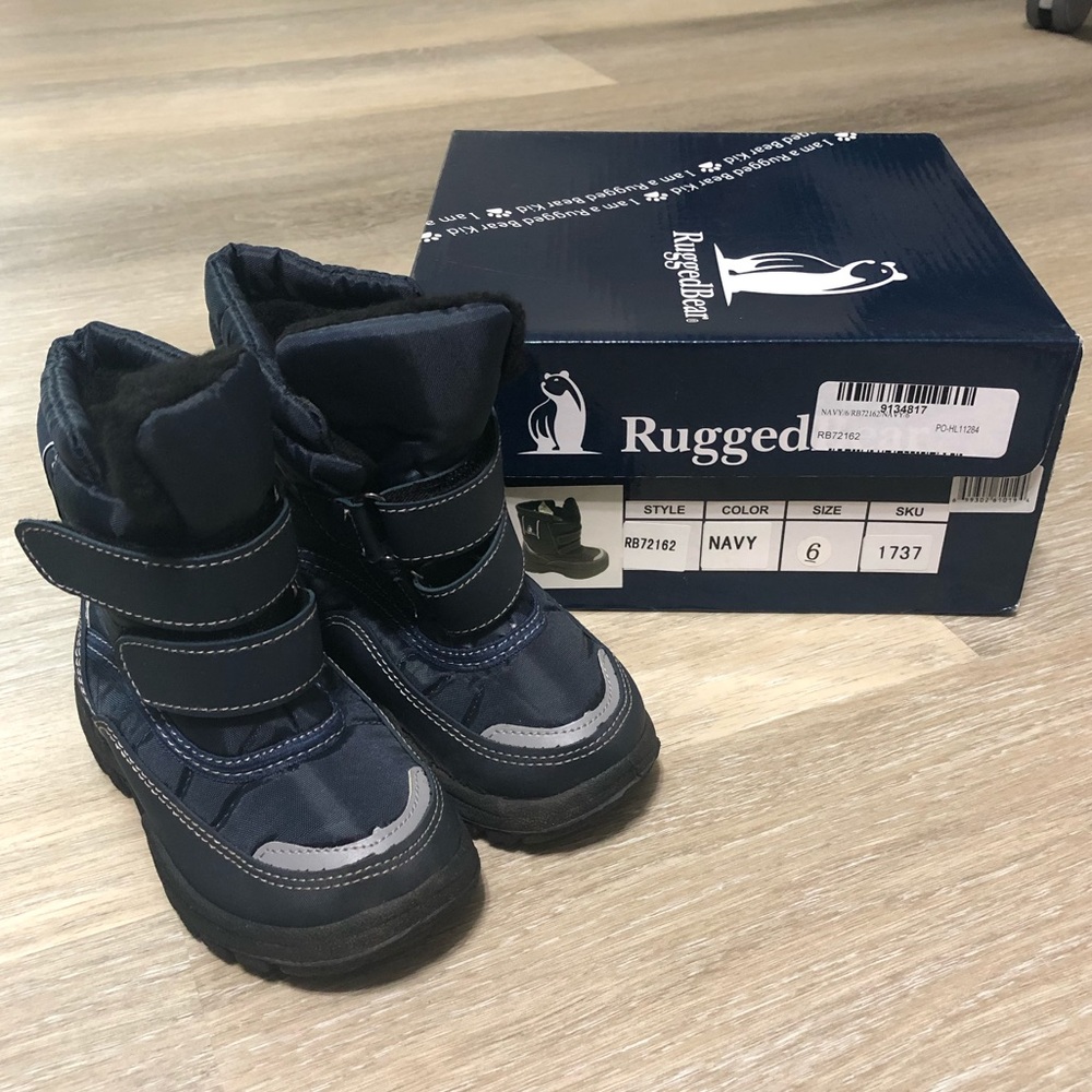 Rugged Bear Toddler Snow Boots Size 6
